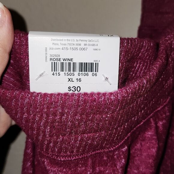 Xersion Uktra Soft Pants/Joggers for Women, Color Rose Wine - Picture 8 of 8